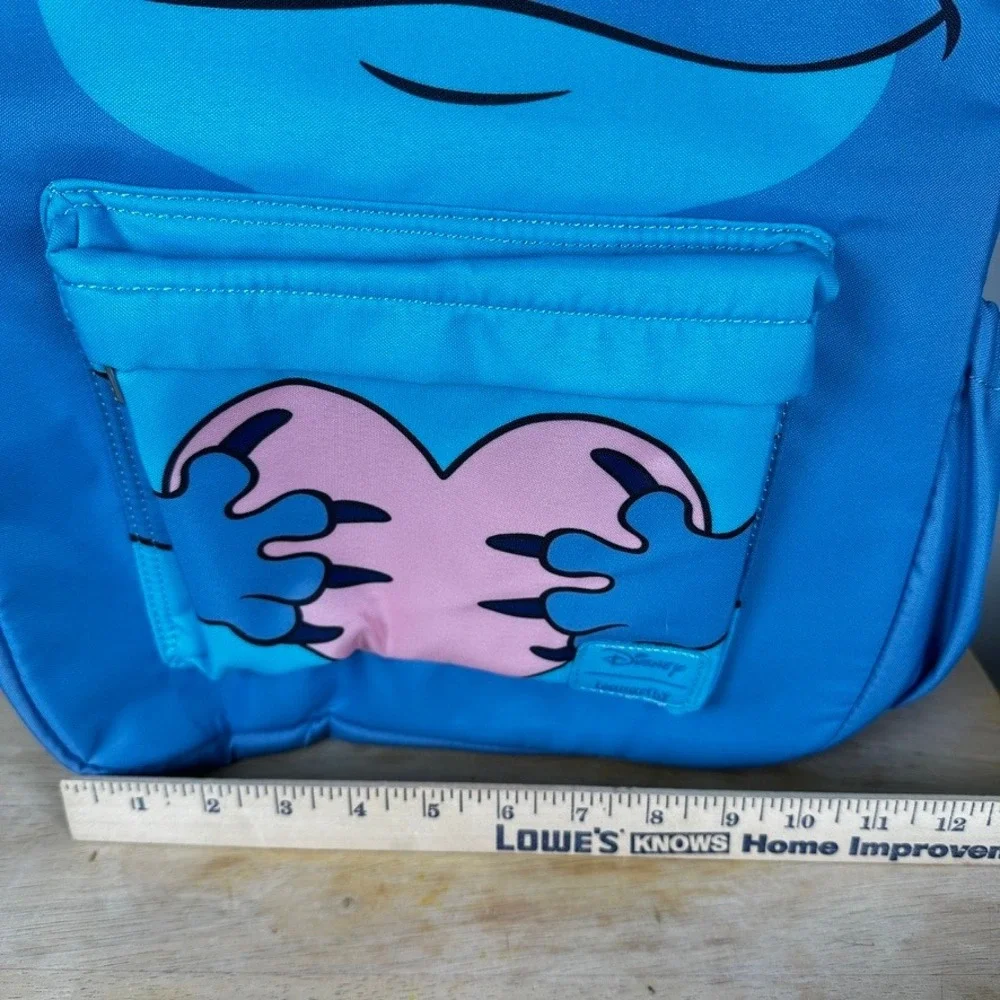 Loungefly Disney Stitch 626 Full Size Backpack Blue NWT Nylon Cosplay WDBK3392